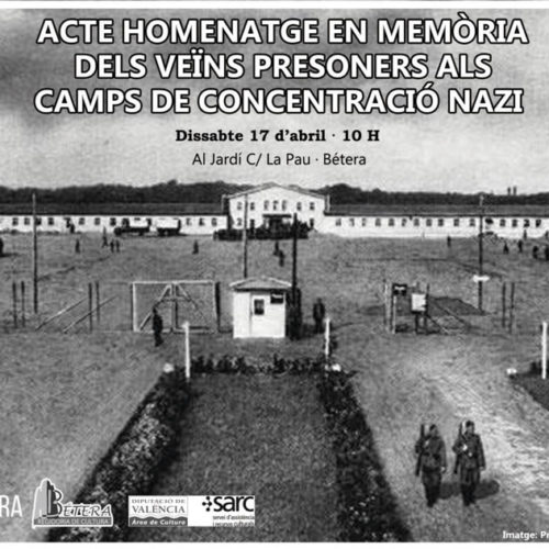 Acte homenatge en memòria del veïns presoners als camps de concentració nazi