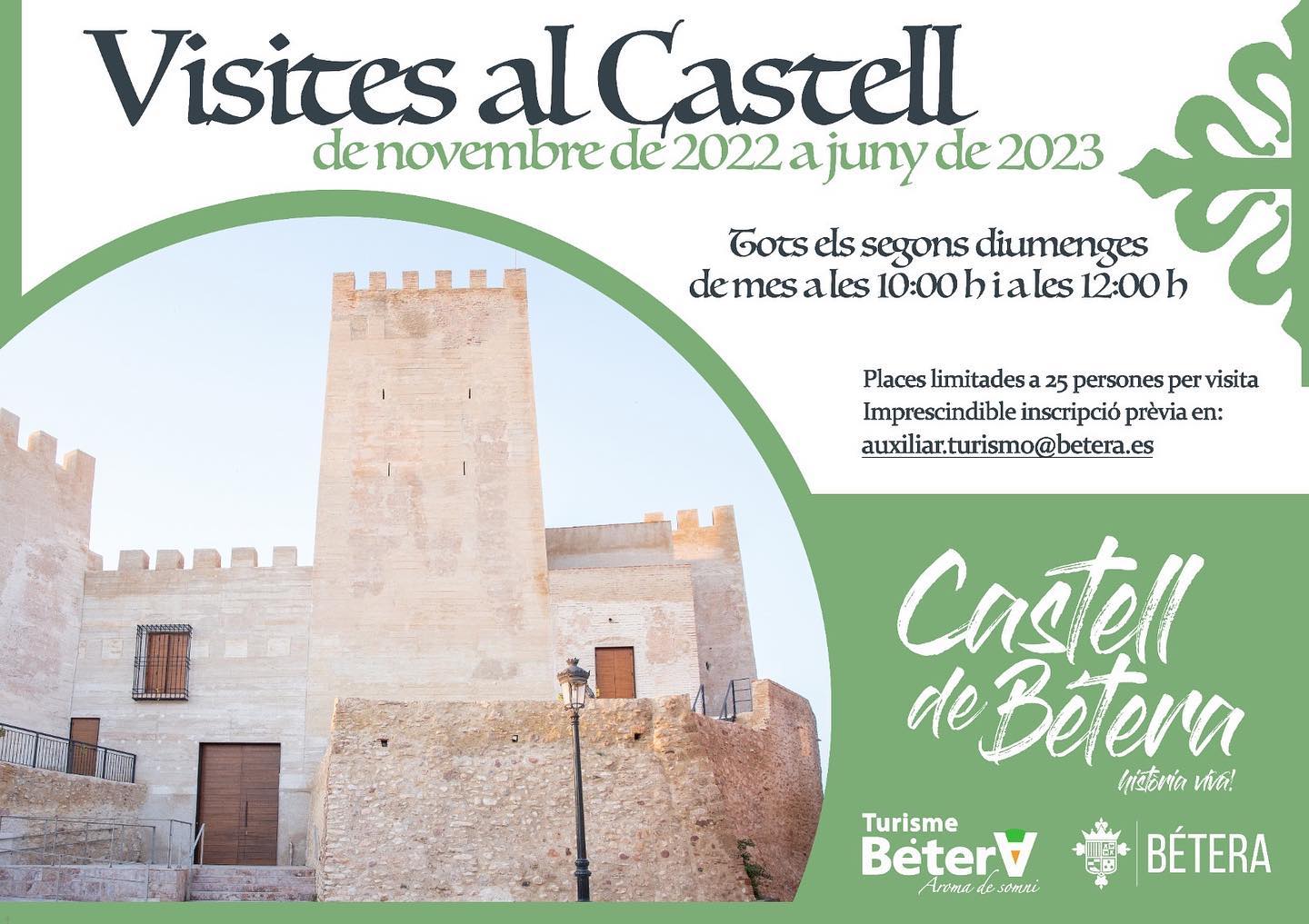 Visites guiades al Castell de Bétera