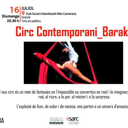 Cartel Circo Contemporáneo Baraka