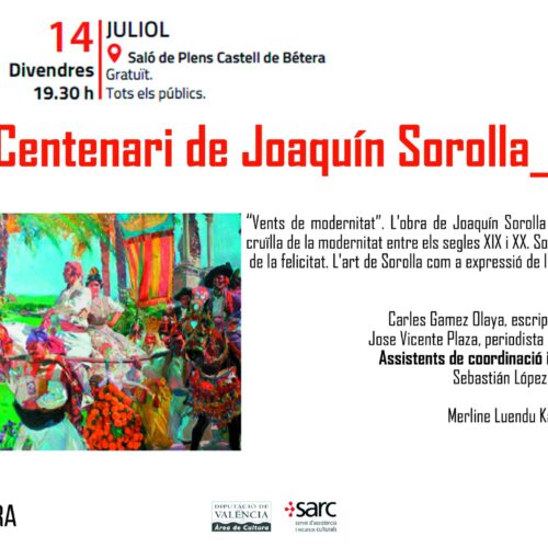 Centenari de Joaquín Sorolla